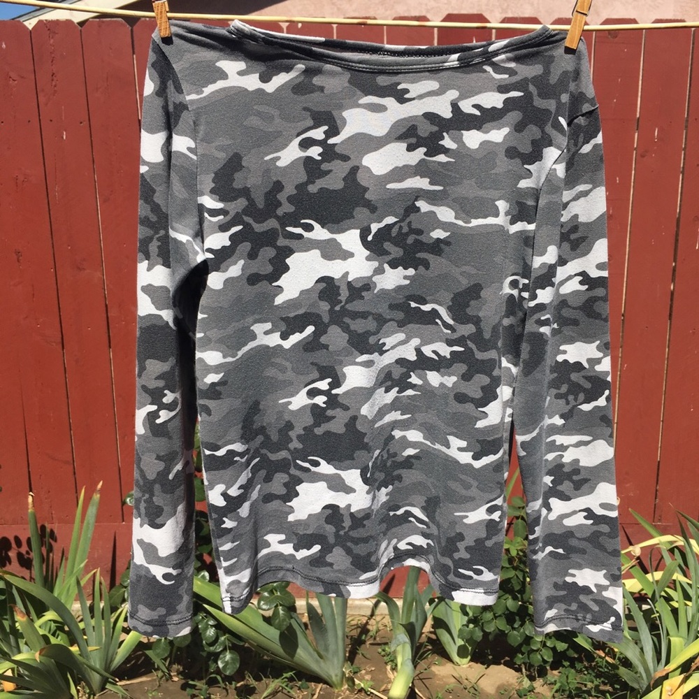 camo long sleeve shirt